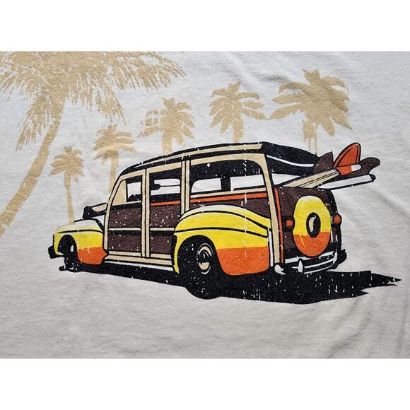 SHIRT-JACKSONVILLE BEACH-Swim Cover Up-Beach Shirt-Unique Design-Size 2XL - Picture 8 of 16